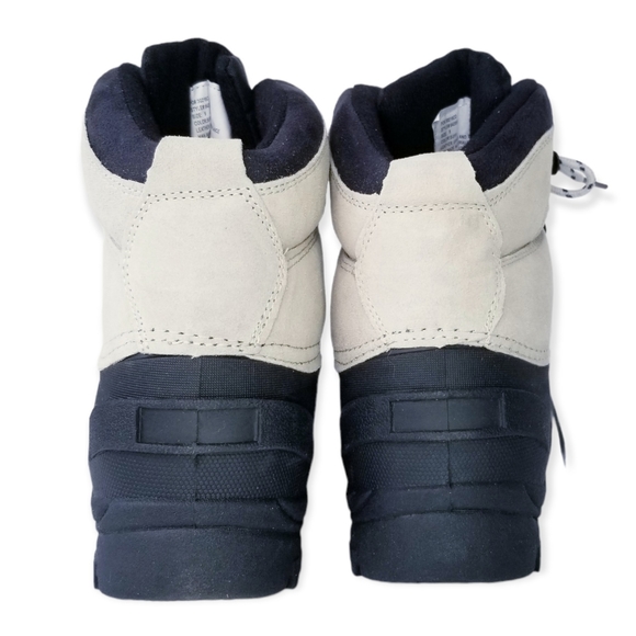 New Itasca "Ice Breaker" Grey Suede Insulated Winter Ankle Boots Woman's Size 9 - Picture 7 of 9